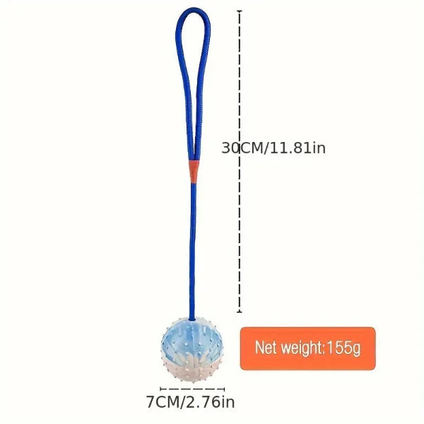 Interactive Tug & Fetch Ball