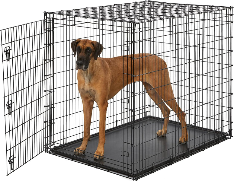 Midwest 54" XXL Solutions Dog Crates – Built for Giant Breeds