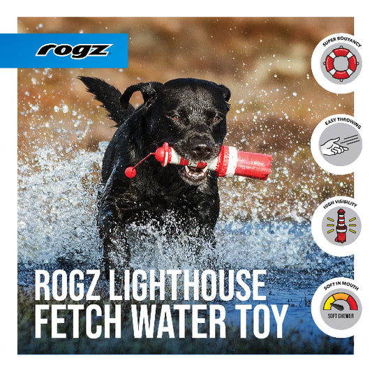 Rogz Lighthouse Fetch Water Toy