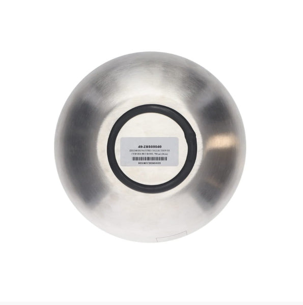 Stainless Steel Curved 1 Litre Dog Bowl