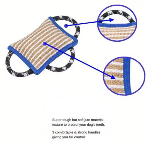 Bite Cushion with Three Handles