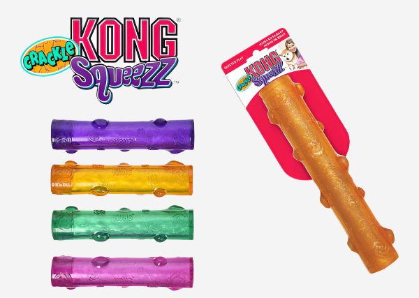 KONG Squeezz Crackle Stick