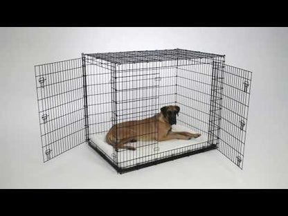 Midwest 54" XXL Solutions Dog Crates – Built for Giant Breeds